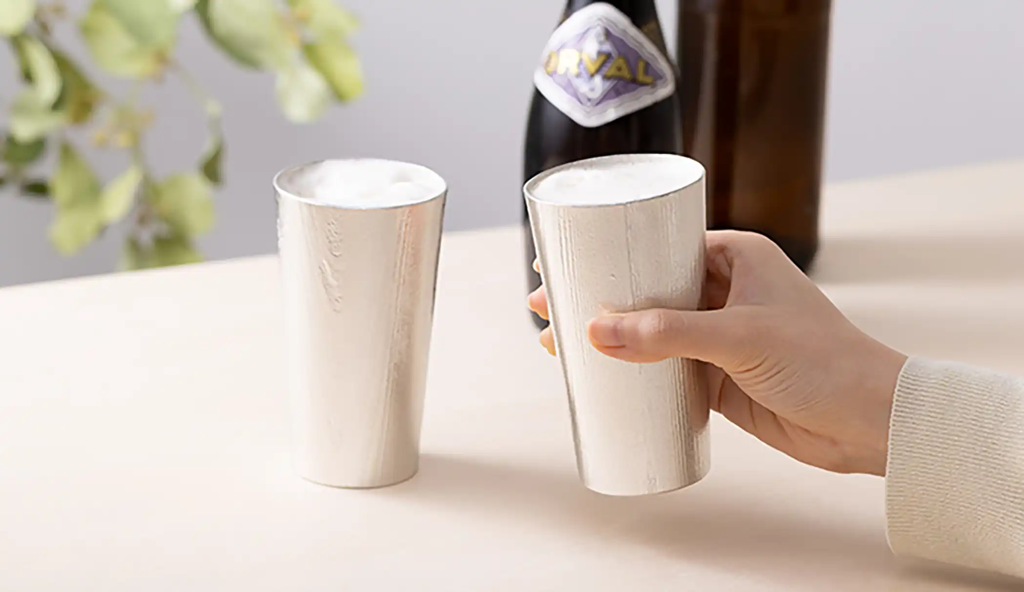 浮造木紋工藝-木紋經典純錫杯