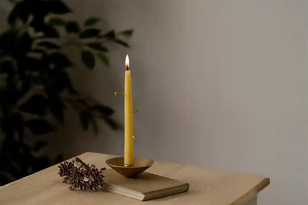 時光流逝 黃銅燭台套組