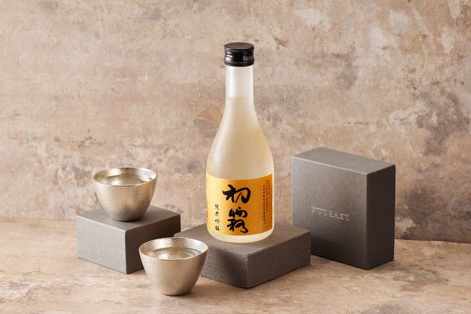 初霧純米吟釀跟能作純錫清酒杯