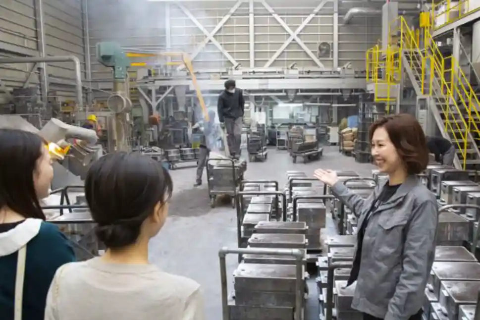能作工場導覽-砂模鑄造製程