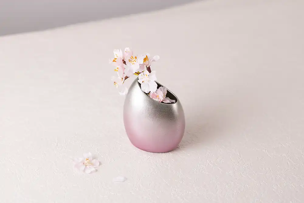 淡櫻繭型花瓶