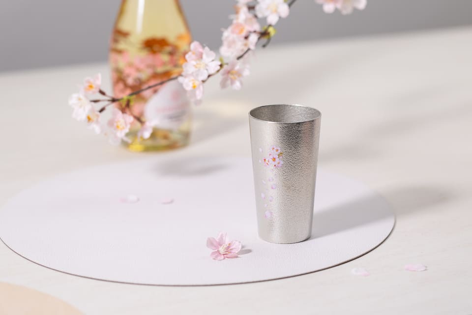 能作NOUSAKU春盞舞櫻經典純錫杯