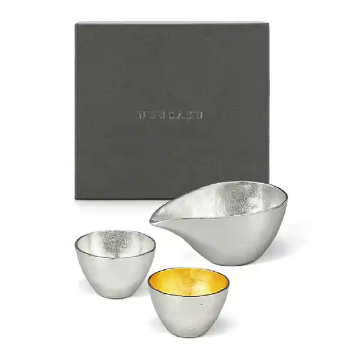 清酒具禮盒 (片口盅+清酒對杯)