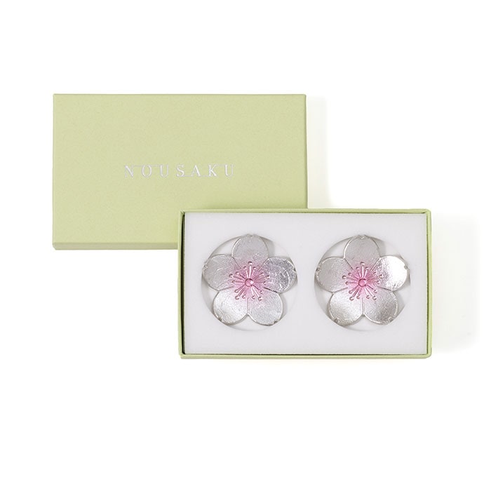 淡櫻櫻花筷架組- 2入