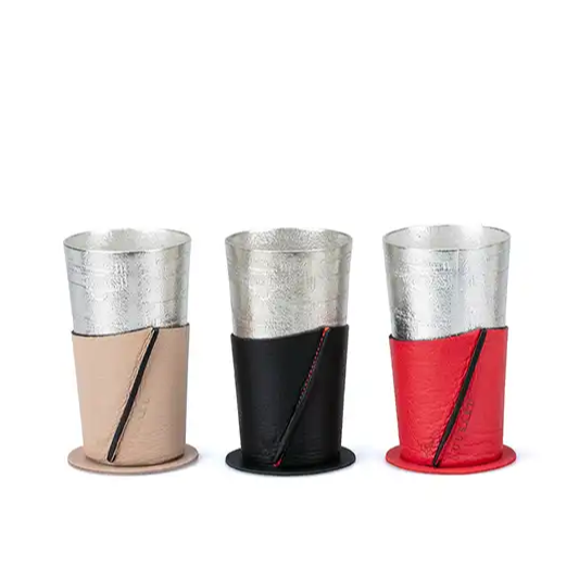 NOUSAKU x 24 KIRICO 白樺經典純錫杯 杯套/杯墊組