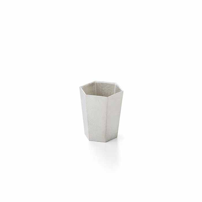 六角純錫杯