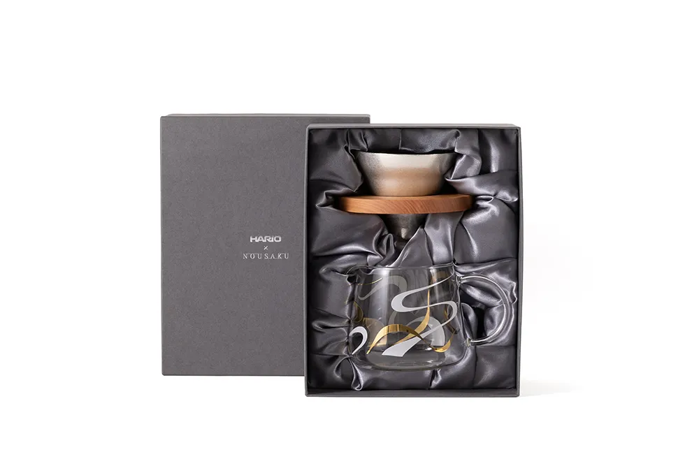 NOUSAKU x HARIO V60純錫咖啡濾杯壺組禮盒